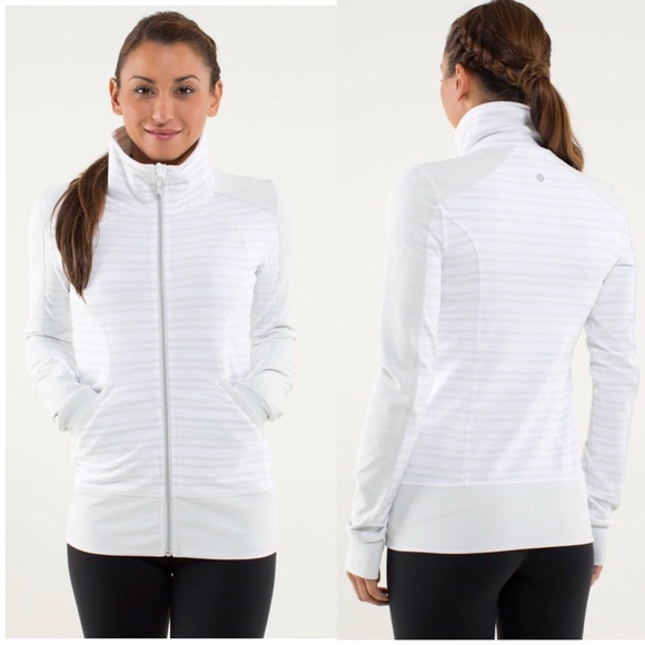 lululemon athletica Tops - Lululemon Contempo jacket in twin stripe nimbus